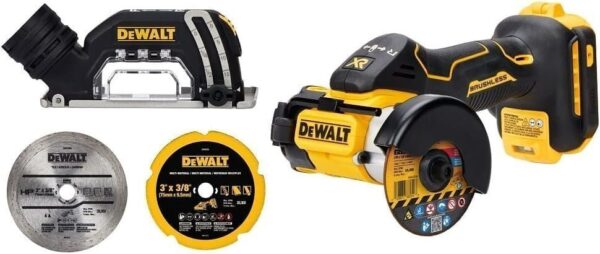 DEWALT 20V MAX Cut-Off Tool 3 in 1 Brushless Power Through Difficult Materials Connected LED Work Light Bare Tool Only - Image 7