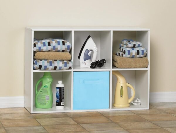 "White 6-Cube Organizer for Efficient Storage - Model 8996 Cubeicals" - Image 3